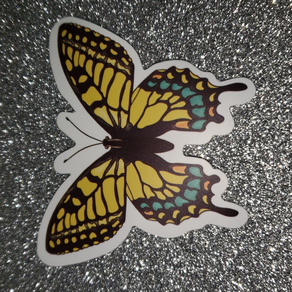 NATURE WATERPOOF Sticker Butterfly